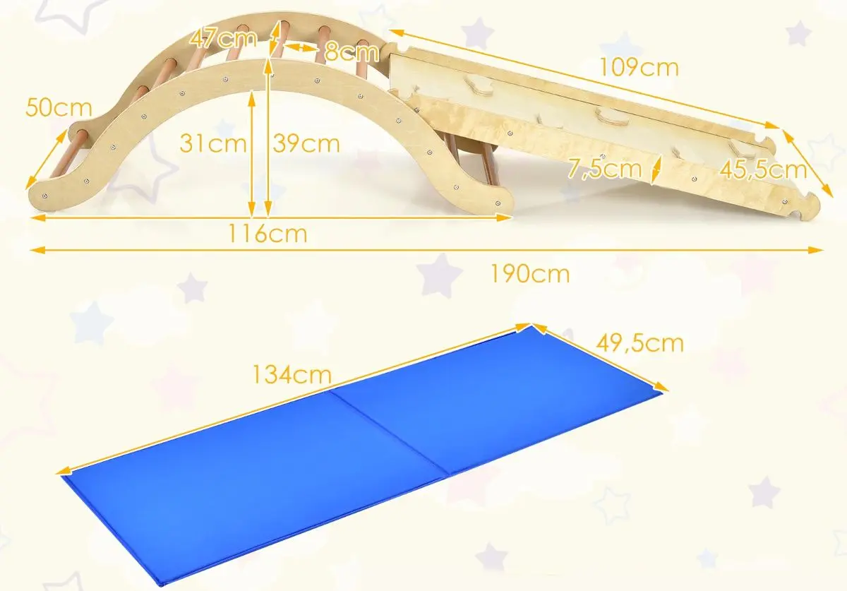 Scara Costway TS10001NA (Natural) - 4