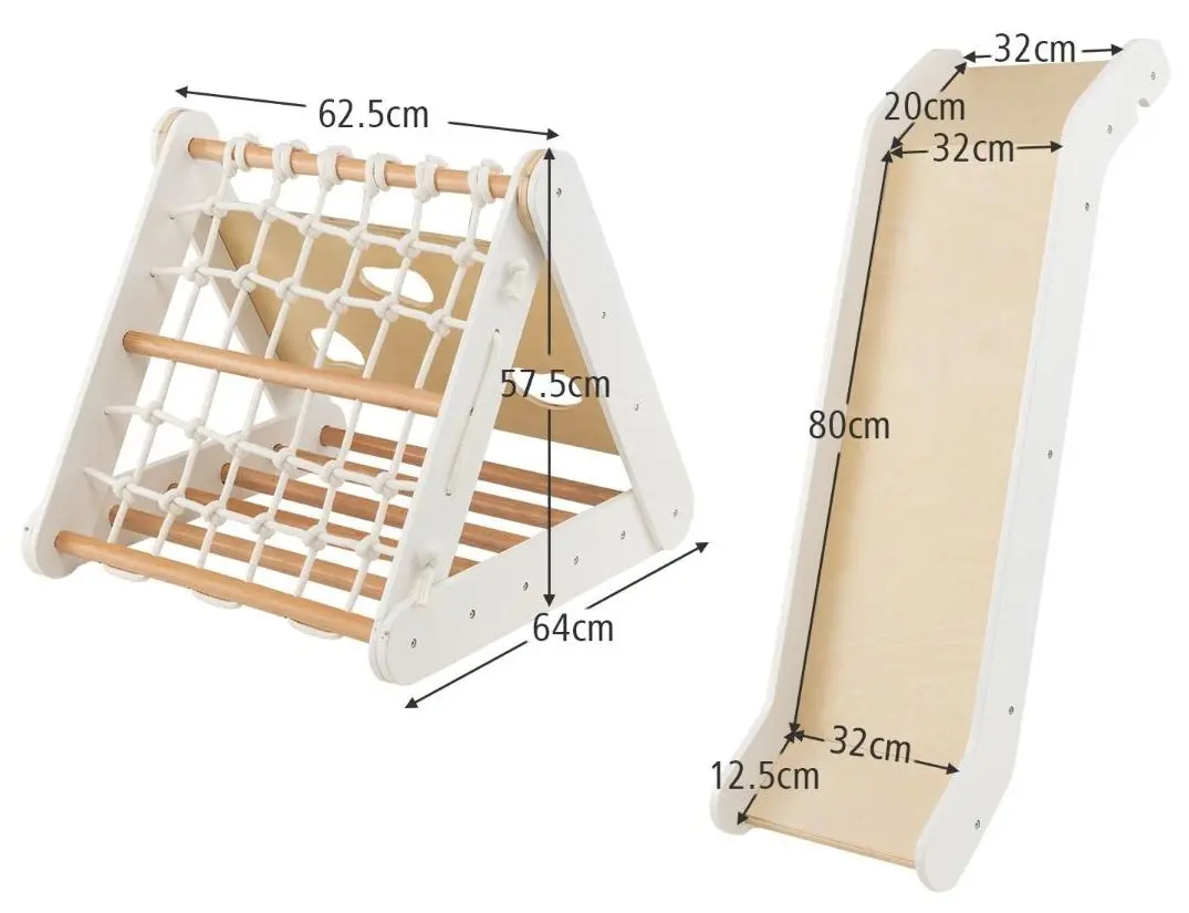 Детская горка Costway TS10052BE (Beige/White) - 6