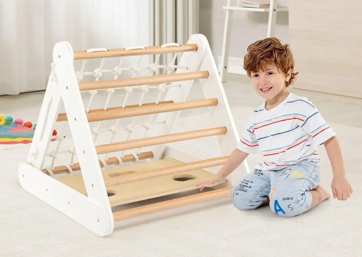 Детская горка Costway TS10052BE (Beige/White) - 5