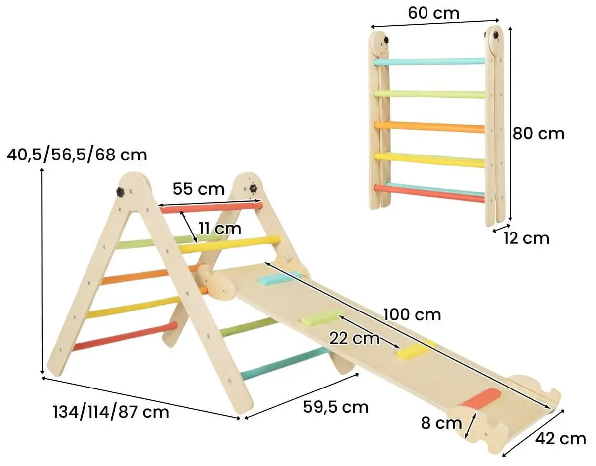 Complex de joaca Costway TS10124CL (Multicolour)