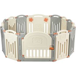 Tarc de joaca Costway BB5301BE (Beige/Gray)