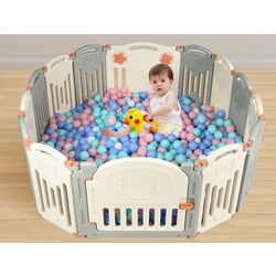 Tarc de joaca Costway BB5301BE (Beige/Gray) Thumb