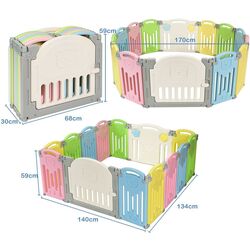 Tarc de joaca Costway BB5301CL (Multicolor) Thumb