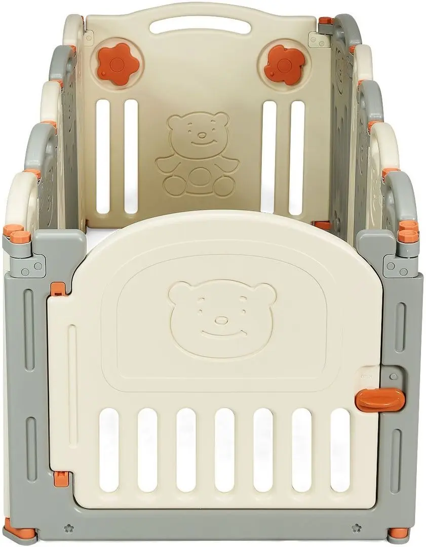 Tarc de joaca Costway BB5306 (Beige/Gray)