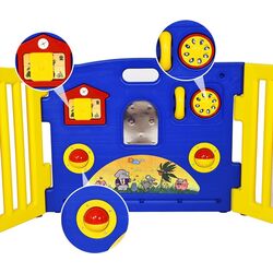 Игровой манеж Costway BB5307 (Yellow/Blue/Red) Thumb