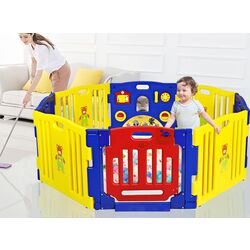 Игровой манеж Costway BB5307 (Yellow/Blue/Red) Thumb