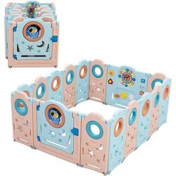 Tarc de joaca Costway BB5678 (Pink/Blue) Thumb