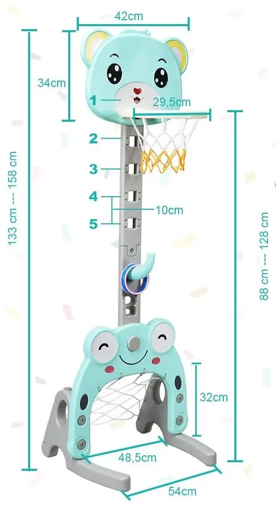 Игровой набор 3в1 Costway TY326530BL (Blue) - 5
