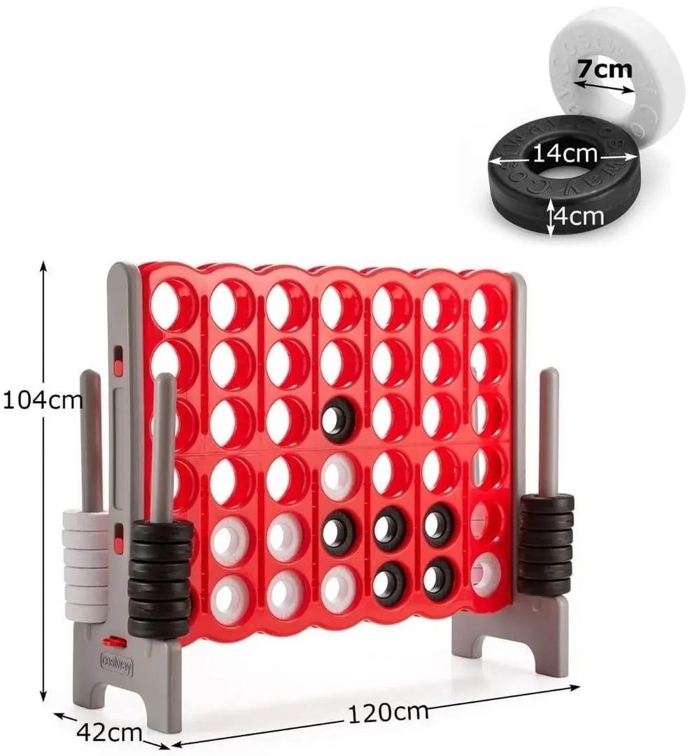 Игровой набор Costway SP37377 (Red/Gray)