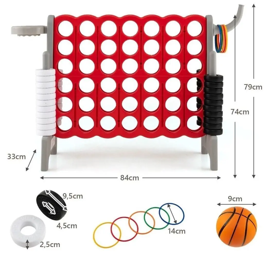 Set de joaca Costway SP37521HS (Red/Grey)