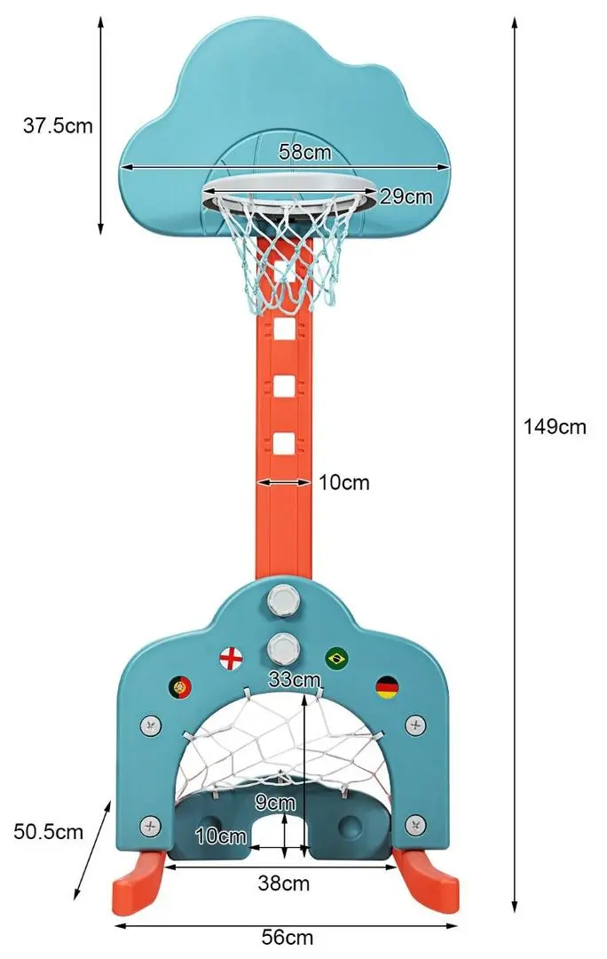 Игровой набор Costway TY327810GN (Green)