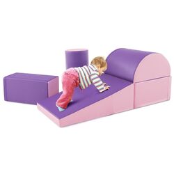 Диван-трансформер Costway FH10095PU (Pink/Purple) Thumb