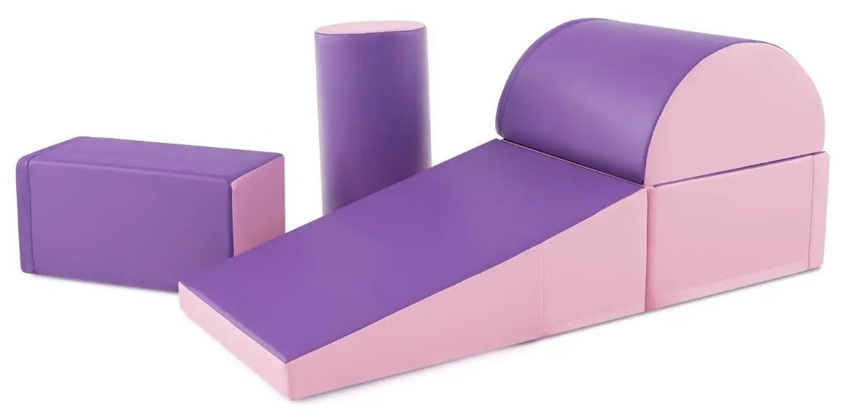 Диван-трансформер Costway FH10095PU (Pink/Purple)