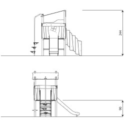 Игровой комплекс DastimArt 101 (Green/Blue/Orange) Thumb