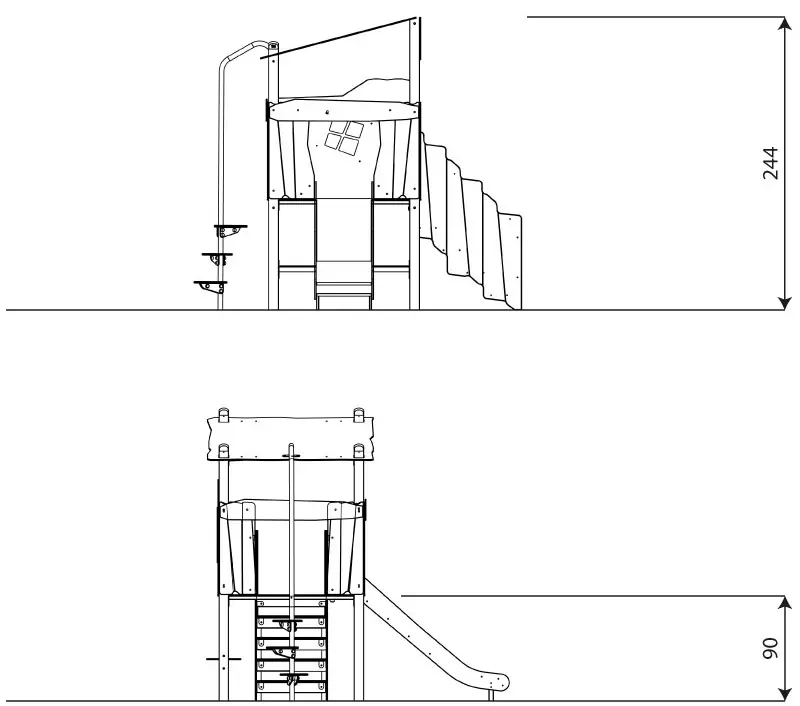 Игровой комплекс DastimArt 101 (Green/Blue/Orange) - 4