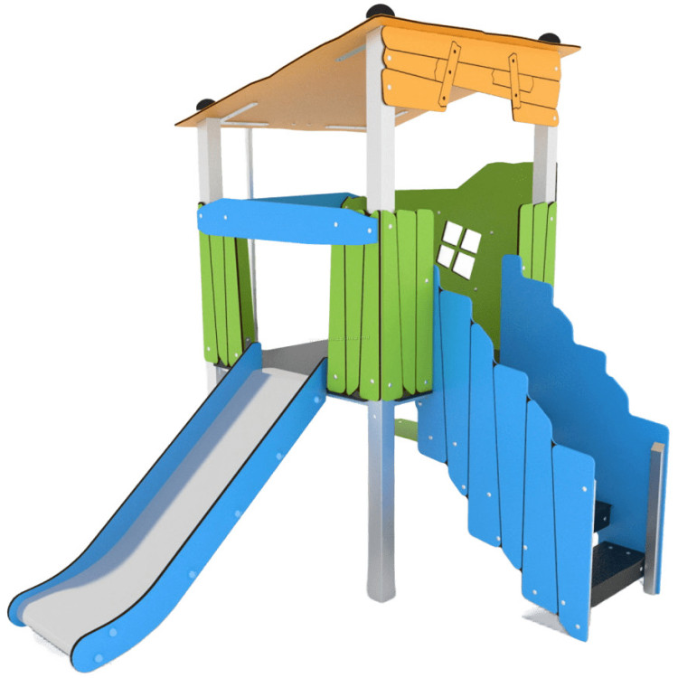 Complex de joaca SMYard 101 (Green/Blue/Orange)