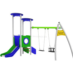 Игровой комплекс DastimArt 108 (Blue/Green/Silver)