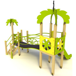 Игровой комплекс DastimArt 109 (Green/Yellow/Natural) Thumb