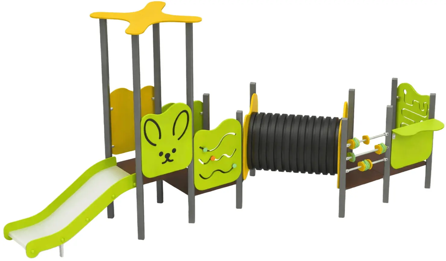 Игровой комплекс DastimArt 114 (Green/Yellow)