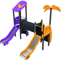 Игровой комплекс DastimArt 115 (Orange/Purple)