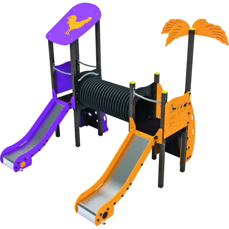 Игровой комплекс DastimArt 115 (Orange/Purple)