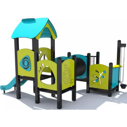 Complex de joaca DastimArt 120 (Blue/Yellow/Black) Thumb