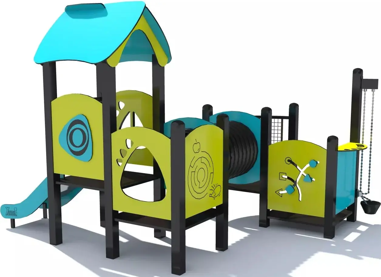 Complex de joaca DastimArt 120 (Blue/Yellow/Black) - 2