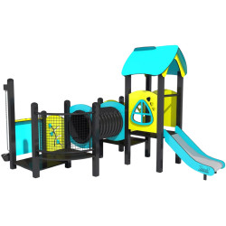 Игровой комплекс DastimArt 120 (Blue/Yellow/Black)