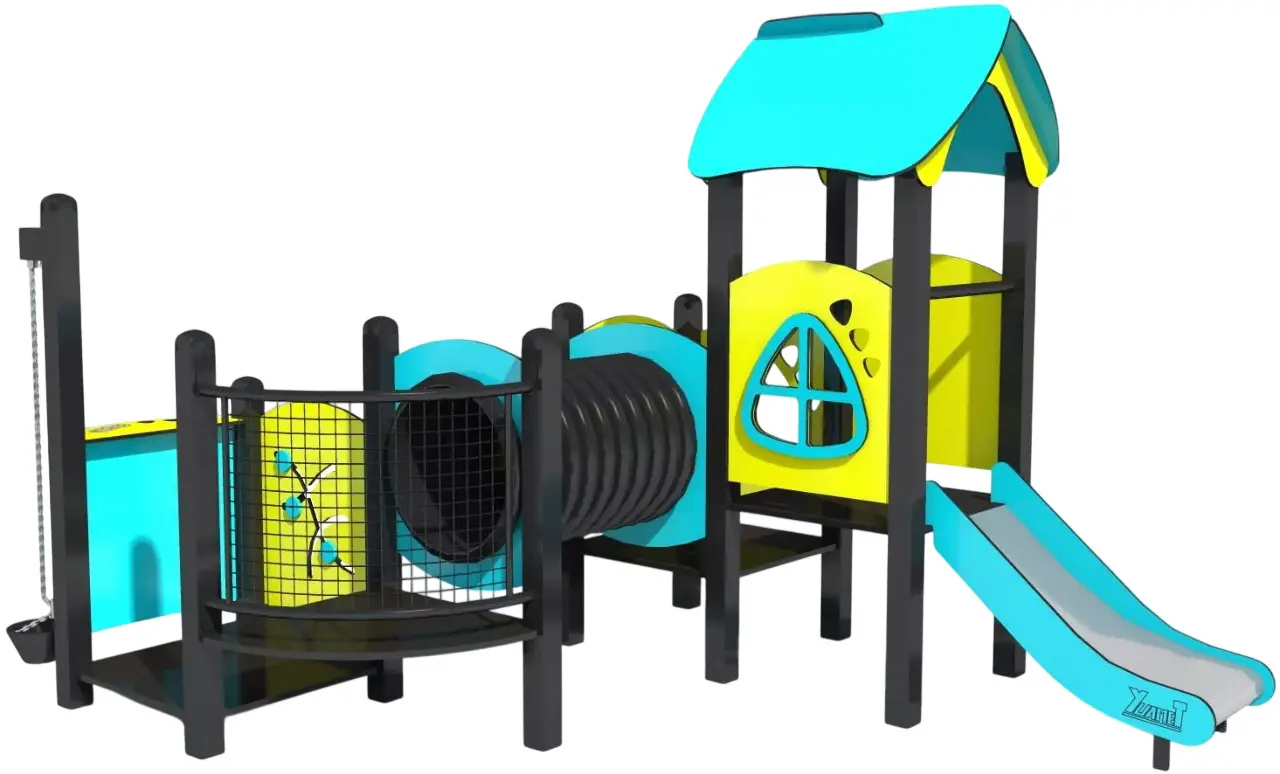 Complex de joaca DastimArt 120 (Blue/Yellow/Black)