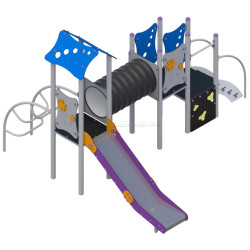 Игровой комплекс DastimArt 121 (Blue/Purple/Grey)