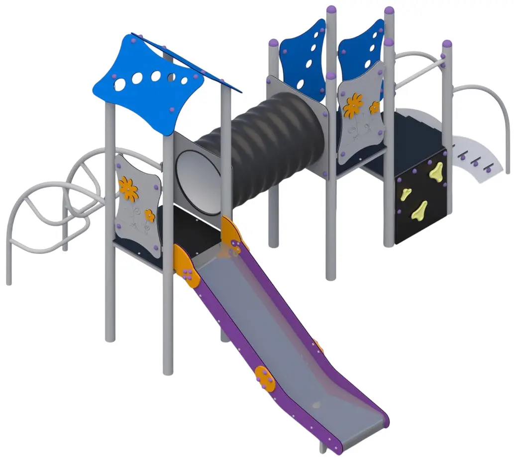 Игровой комплекс DastimArt 121 (Blue/Purple/Grey)