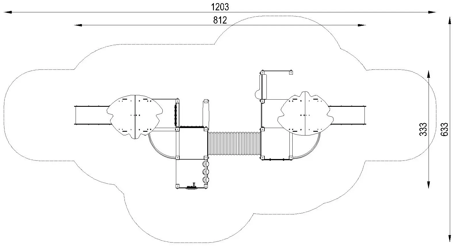Игровой комплекс DastimArt 126.1 (Multicolor) - 2