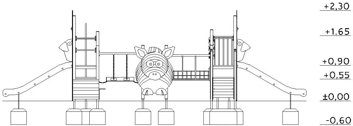 Игровой комплекс DastimArt 127 Savana (Multicolor) - 3