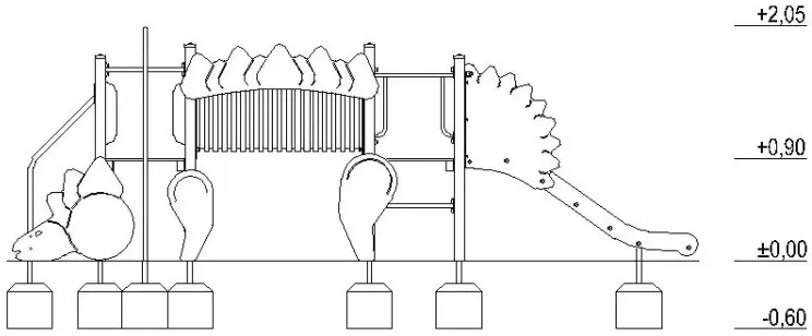 Игровой комплекс DastimArt 128 (Green/Orange) - 3