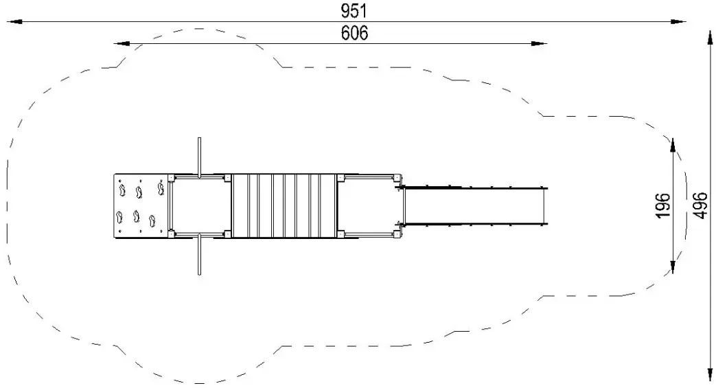 Игровой комплекс DastimArt 128.1 (Orange/Green) - 3