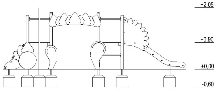 Игровой комплекс DastimArt 128.1 (Orange/Green) - 4