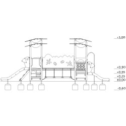 Игровой комплекс DastimArt 130 (Multicolor) Thumb