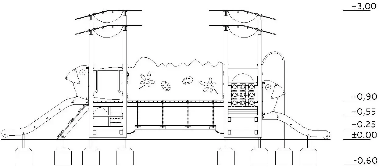 Игровой комплекс DastimArt 130 (Multicolor) - 3