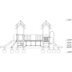 Игровой комплекс DastimArt 130.1 (Multicolor) Thumb