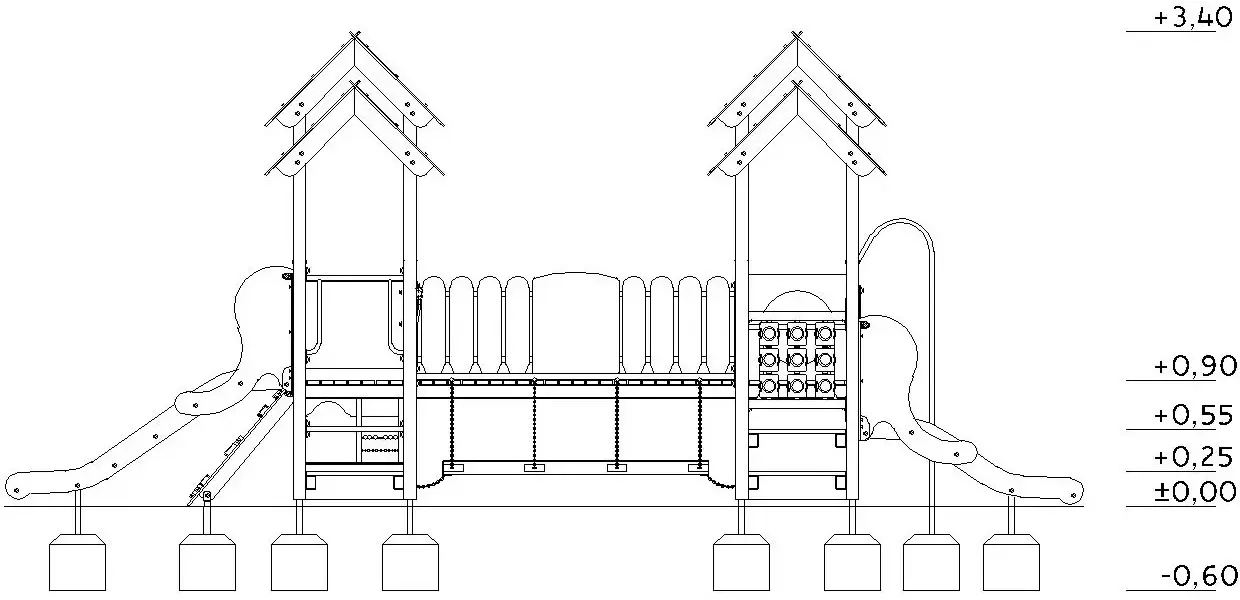 Игровой комплекс DastimArt 130.1 (Multicolor) - 3