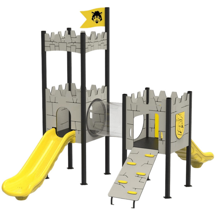Complex de joaca SMYard 142 (Grey/Yellow)