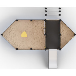 Игровой комплекс DastimArt 142.1 (Grey/Yellow) Thumb