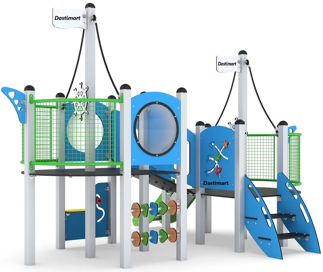 Игровой комплекс DastimArt 143 (Blue/Green) - 2