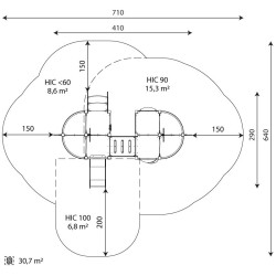 Игровой комплекс DastimArt 143 (Blue/Green) Thumb