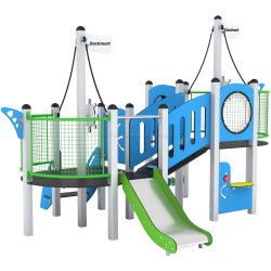 Игровой комплекс DastimArt 143 (Blue/Green)