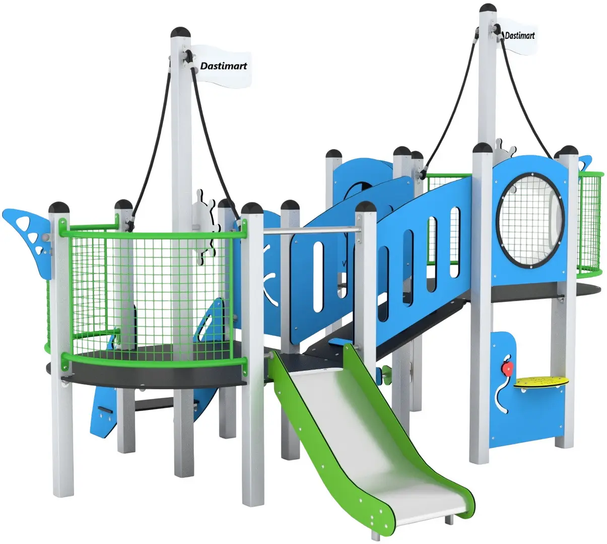 Игровой комплекс DastimArt 143 (Blue/Green)