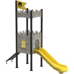 Игровой комплекс DastimArt 145 (Grey/Yellow)