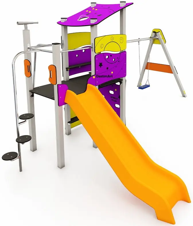 Игровой комплекс DastimArt 152 (Purple/Orange) - 2