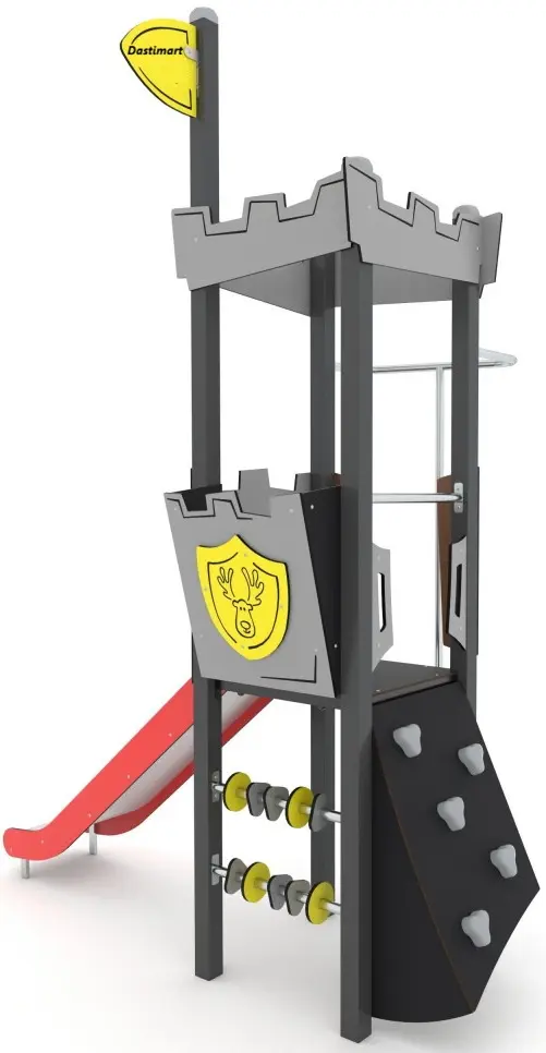 Игровой комплекс DastimArt 153 (Grey/Red/Yellow) - 2