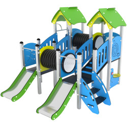 Игровой комплекс DastimArt 159 (Blue/Green)